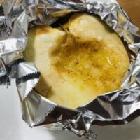 オーブン vs 電子レンジ★半分に切って焼く、焼きリンゴ